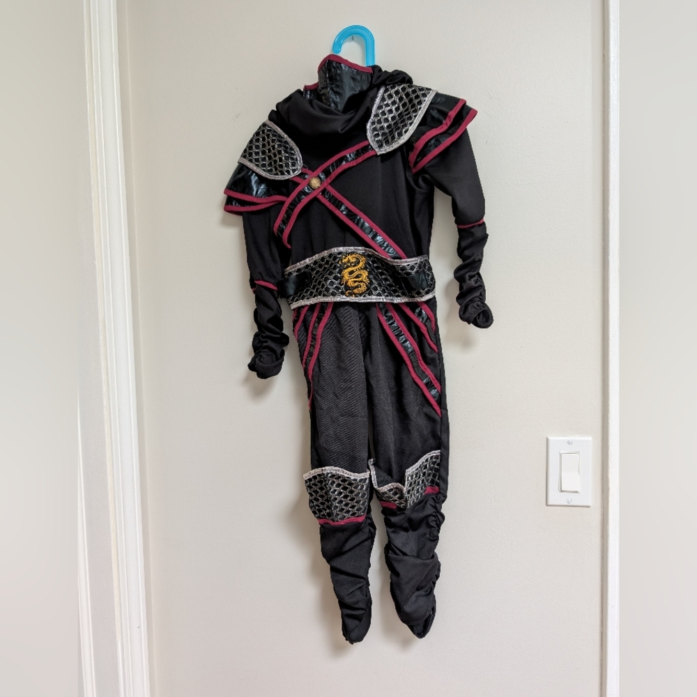 Kids Ninja Costume - Black and Red